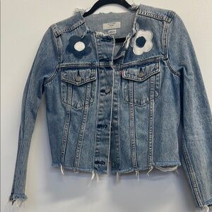 Boho Luxxe  Upcycled levis denim jacket